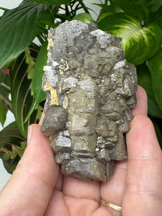 Lustrous Calcite with Pyrite Inclusions on Siderite~Hiddenite, North Carolina~Ex Terry Ledford~Ledford’s Minerals