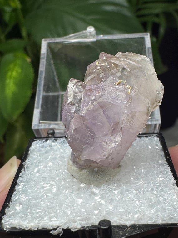 Vibrant Lilac Cabarrus County North Carolina Amethyst Thumbnail~Ledford’s Minerals