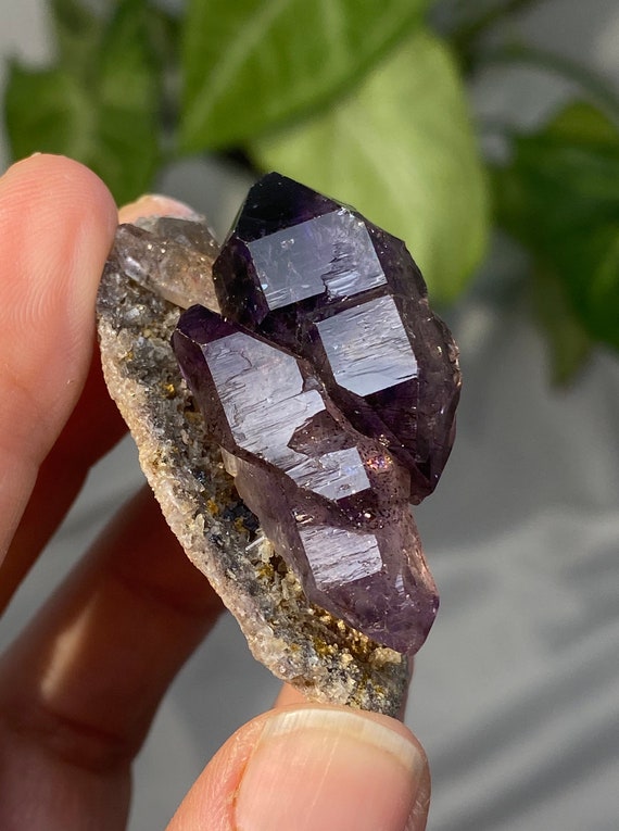 Zimbabwe Amethyst Scepter with Red Hematite Inclusions