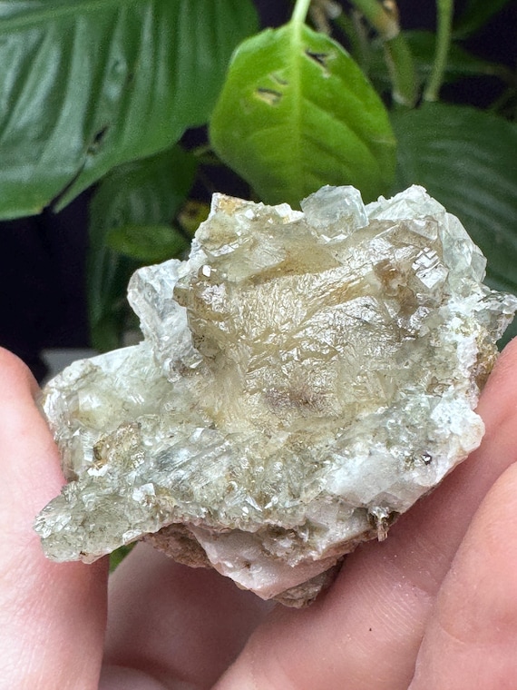 Albite, Calcite, Quartz, and Mica~NAEM~Hiddenite North Carolina~Ledford’s Minerals