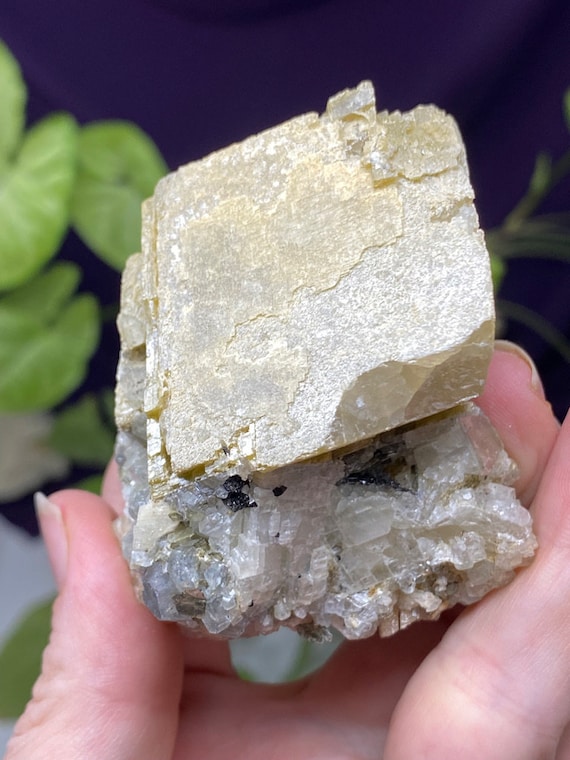 Aesthetic North Carolina Siderite with Calcite and Mica~Ex Terry Ledford Collection~Nature Made Goods~Ledford's Minerals