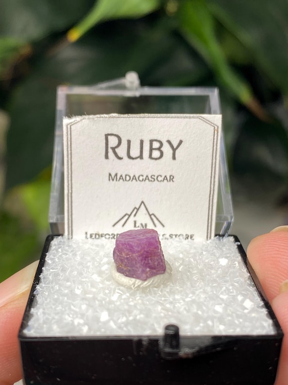 UV Reactive Madagascar Ruby Thumbnail~Nature Made Goods~Ledford's Minerals