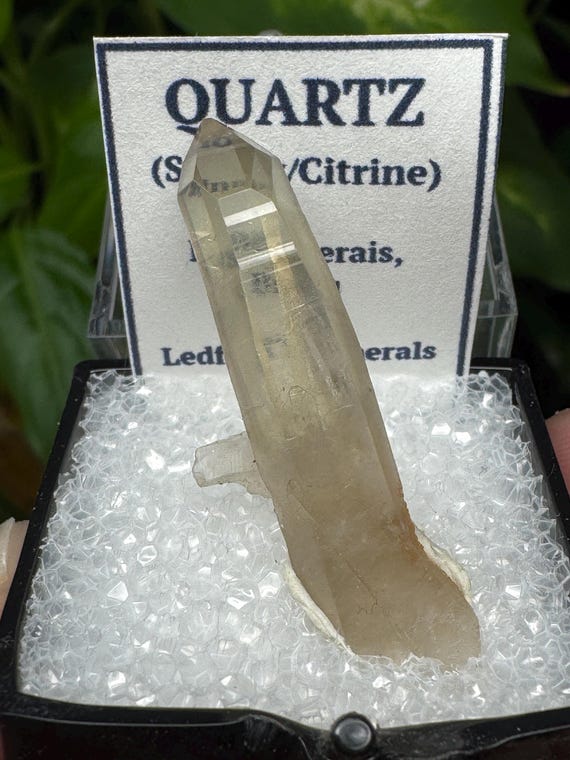 Brazil Golden Citrine Quartz Thumbnail~Crystalline Dream Minerals~Ledford's Minerals