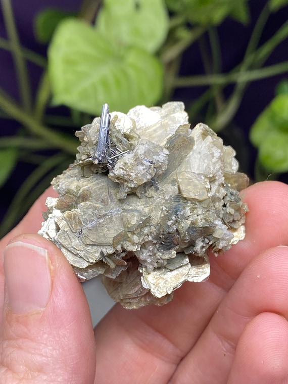 North Carolina Mica and Calcite with Rutile