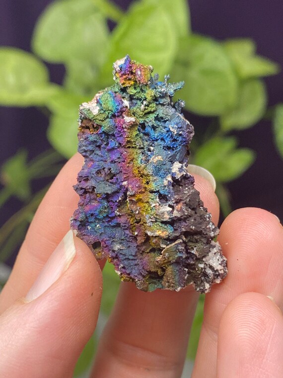Colorful Graves Mountain Quartz with Iridescent Hematite