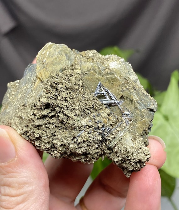 North Carolina Pyrite with Muscovite and Rutile cluster