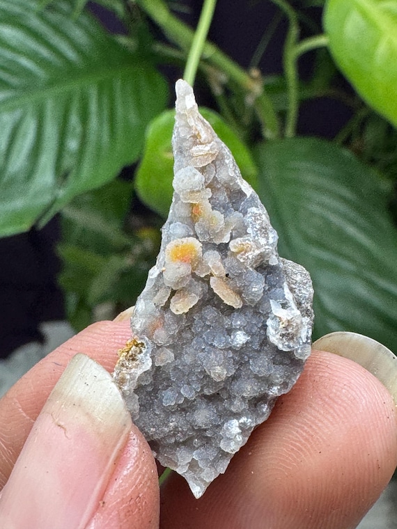 Quartz after Wulfenite Pseudomorph on Chalcedony~2.75 x 1.75cm~The Finch Mine, Gila County, Arizona~Ledford’s Minerals