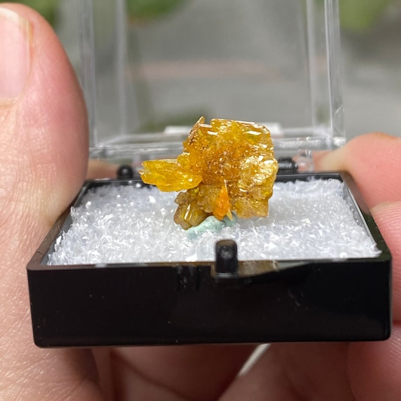 Vibrant Orange Mexico Wulfenite Cluster Thumbnail