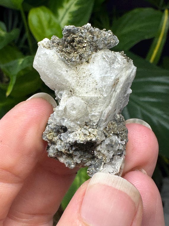 Calcite with Chalcopyrite~Hiddenite, North Carolina~Ex Terry Ledford~NatureMadeGoods~Ledford’s Minerals