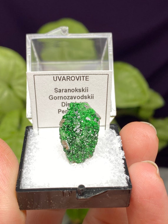 Vibrant Russian Uvarite Garnets