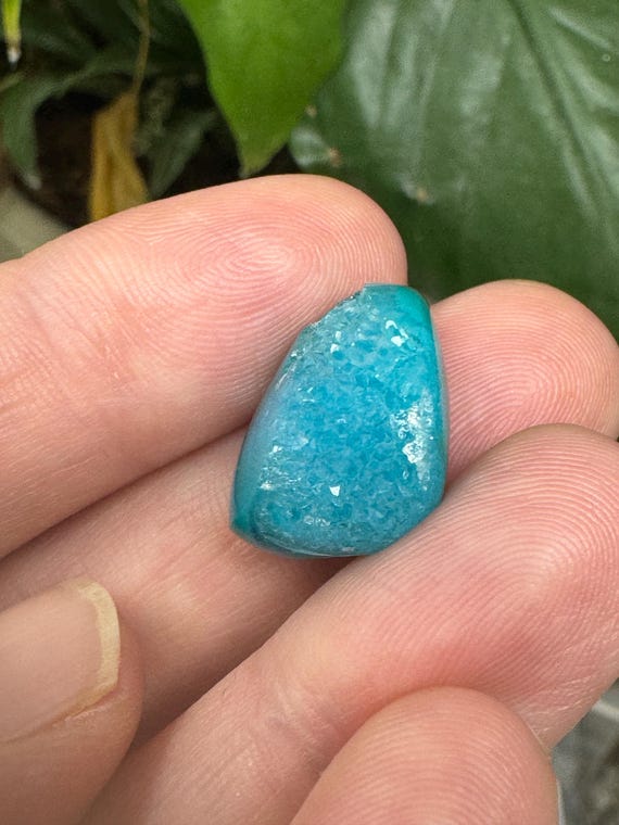Vibrant Gem Silica With Druzy~Inspiration Mine, Arizona~Nature Made Goods~Ledford’s Minerals