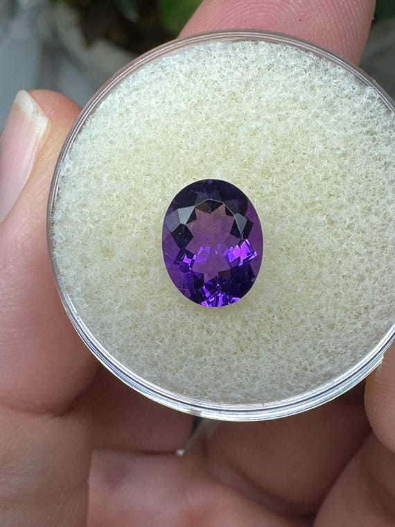Jackson’s Crossroads Amethyst Gemstone~Oval~Old Collection~Crystalline Dream Minerals-Ledford’s Minerals