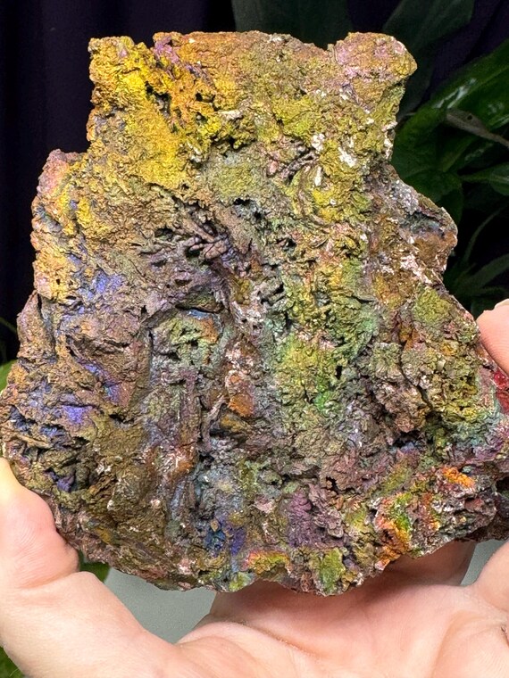 Graves Mountain Quartz and Kyanite with Rainbow Iridescent Hematite