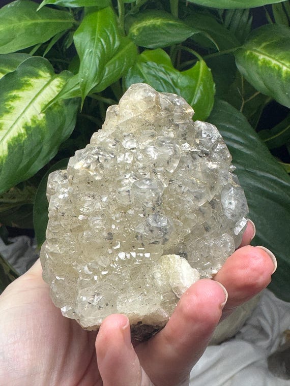 Calcite Cluster with Mica and Pyrite - Hiddenite, North Carolina