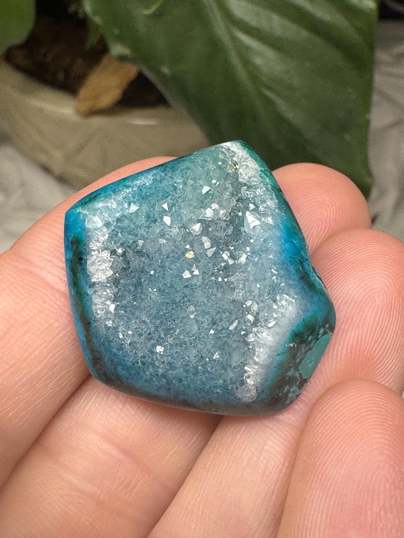 Vibrant Gem Silica With Druzy~Ray Mine, Arizona~Nature Made Goods~Ledford’s Minerals