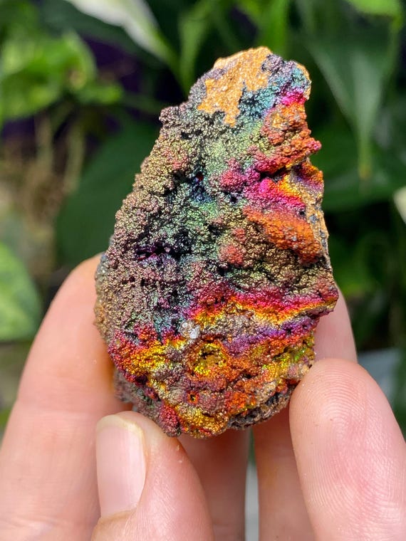 Graves Mountain Quartz with Rainbow Iridescent Hematite~Ex Terry Ledford Collection~Nature Made Goods~Ledford's Minerals