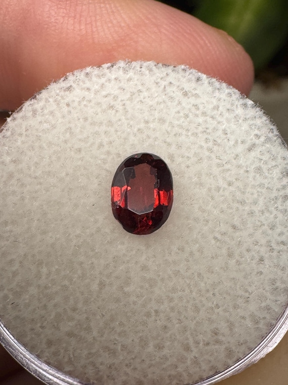 Oval Garnet Gemstone~Crystalline Dream Minerals~Ledfords Minerals