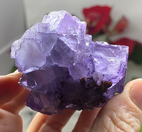 Cave In Rock Illinois Vibrant Purple Fluorite with Sphalerite
