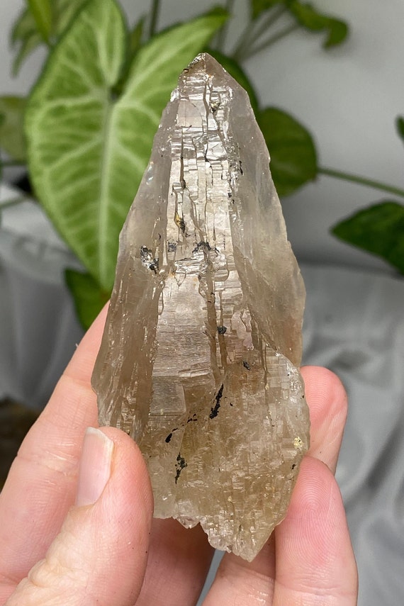 Lustrous North Carolina Tessin Quartz Crystal