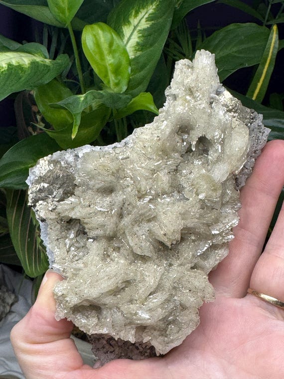 Lustrous Barite with Galena and Pyrite~Morocco~Nature Made Goods~Ledfords Minerals