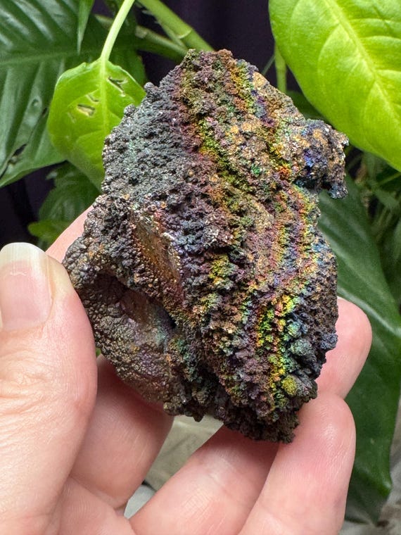 Quartz With Iridescent Hematite~Graves Mountain~Lincolnton GA~Ledford’s Minerals