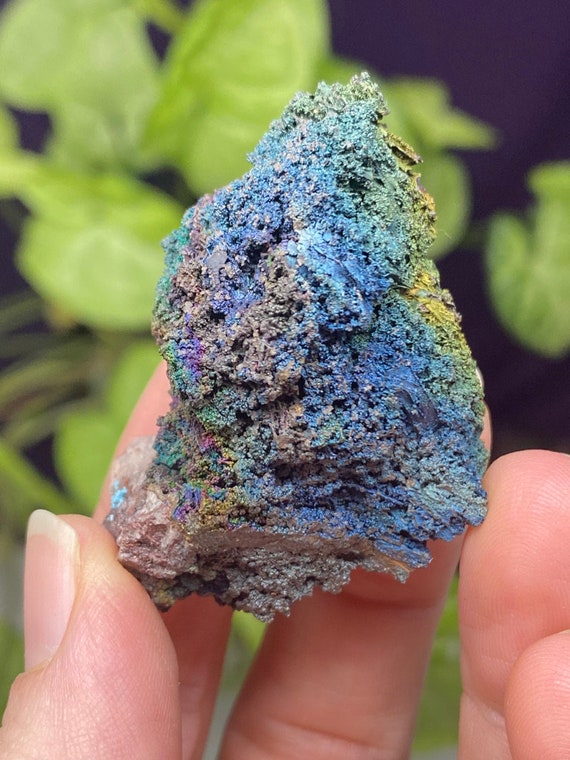 Colorful Graves Mountain Quartz with Iridescent Hematite