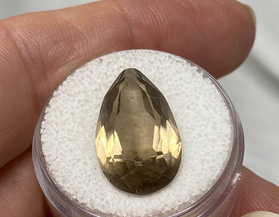 Smoky Citrine Quartz Gemstone~Brazil~Crystalline Dream Minerals~Ledfords Minerals