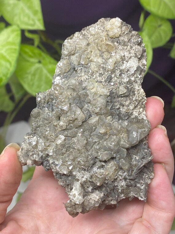 North American Emerald Mine Muscovite Cluster with Calcite