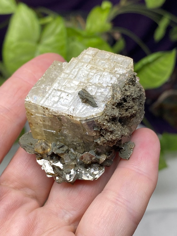 Calcite, Mica Specimen~Hiddenite NC~Ex Terry Ledford Collection~Nature Made Goods~Ledford's Minerals