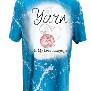 PNG File/ Sublimation Image/ Yarn Is My Love Language/ Digital Download/ Crafter Design image 4