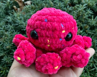 Crochet Octopus/ Plushies/ Amigurumi/ Stuffed Animal/ Sea Creatures/ Funfetti