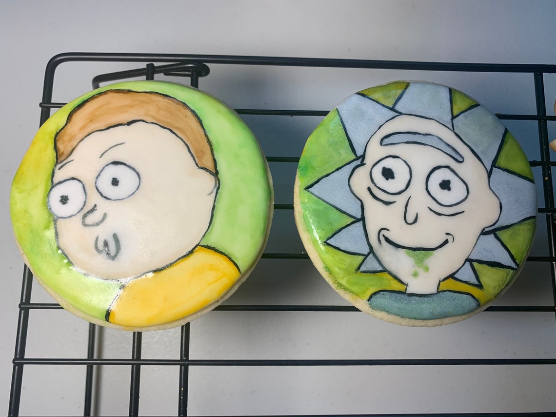 Rick and Morty cookies Etsy