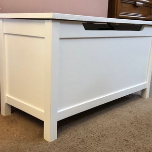 Blanket Chest, Storage Bench, Child's Toy Chest, Hope Chest, Patio Storage Chest, Trunk, Wooden Storage, Contemporary, Soft Close Hinges