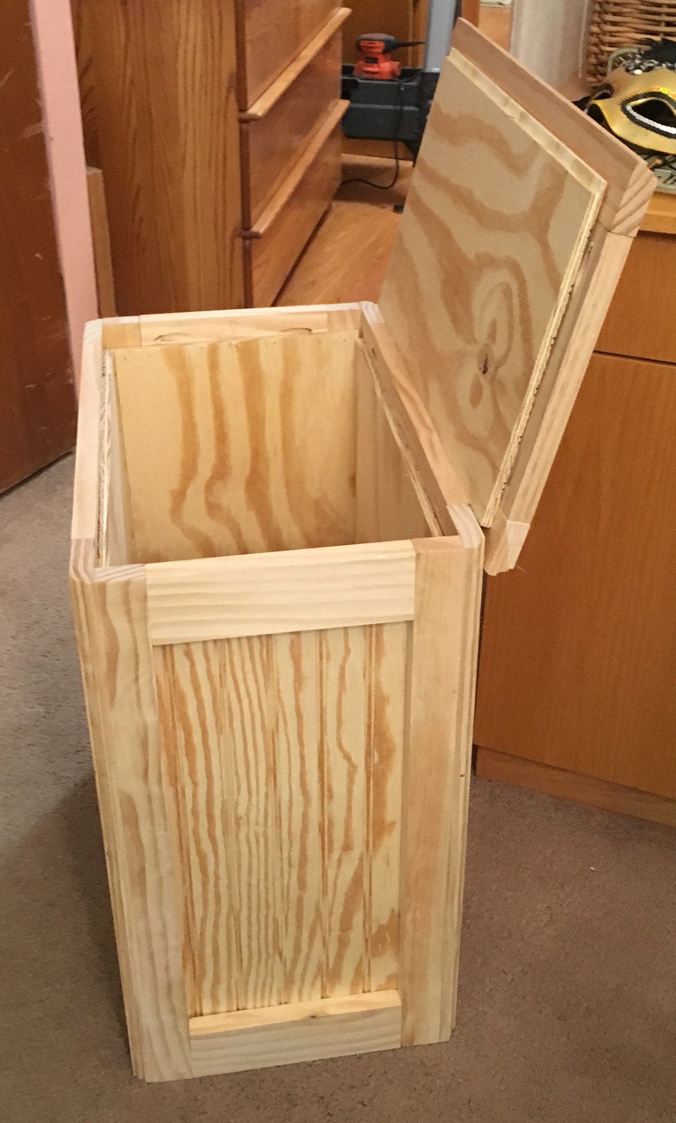 Cesta Cofre de juguete Cofre de almacenamiento Pecho | Etsy