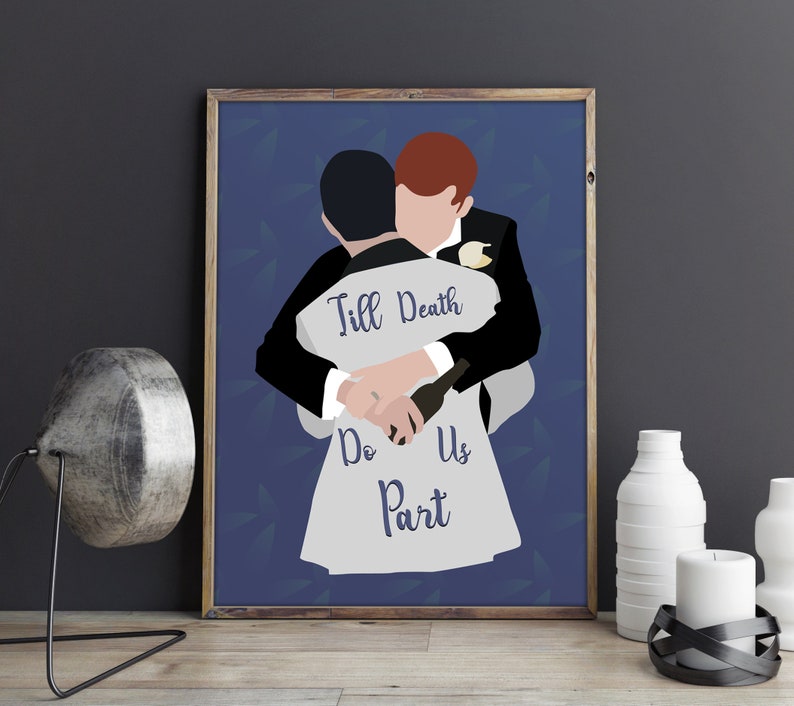 Shameless Ian and Mickey TV show series downloadable art 