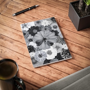 Elegant Wildflower Softcover Notebook, A5