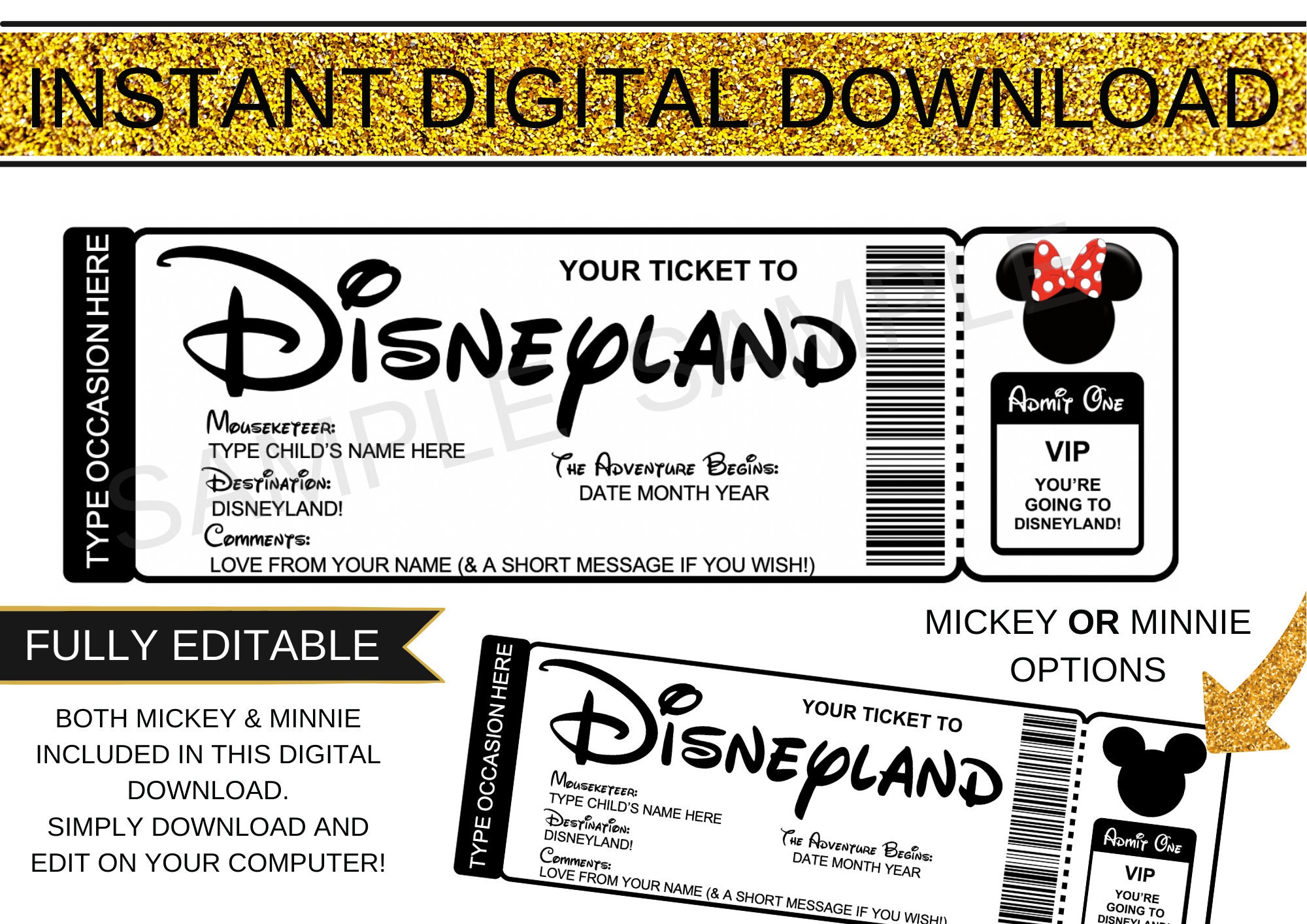 ticket-to-disneyland-black-ticket-surprise-trip-diy-etsy