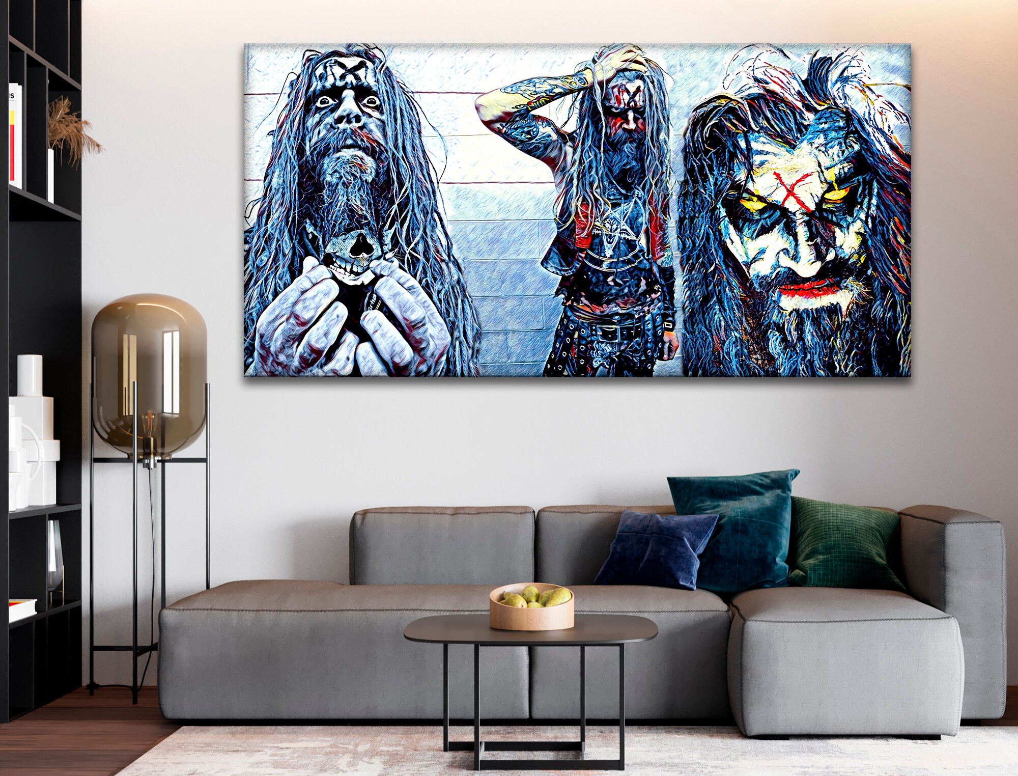 Fan art Rob Zombie Set of 3 prints American Heavy Metal Music | Etsy