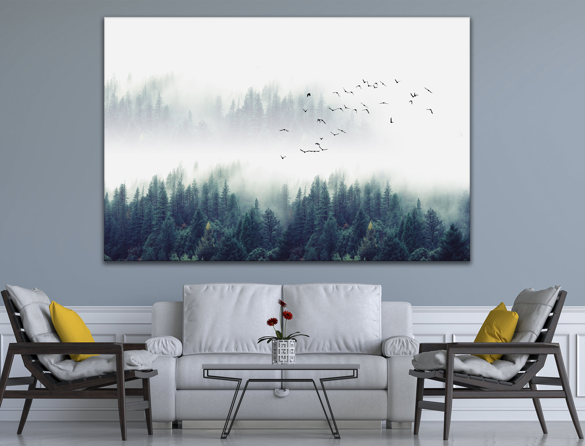 Awesome Forest Wall Art Nature Print Art Decor Extra Large Etsy