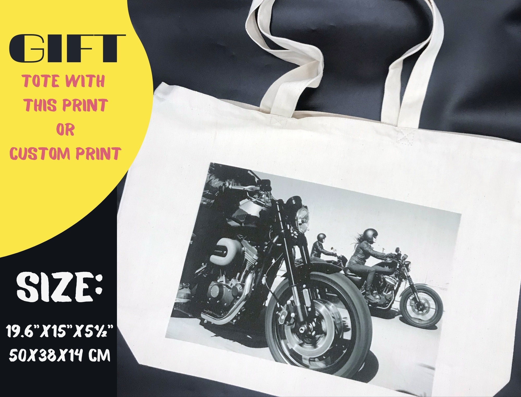 Harley Davidson decoración del hogar negro y blanco moto | Etsy