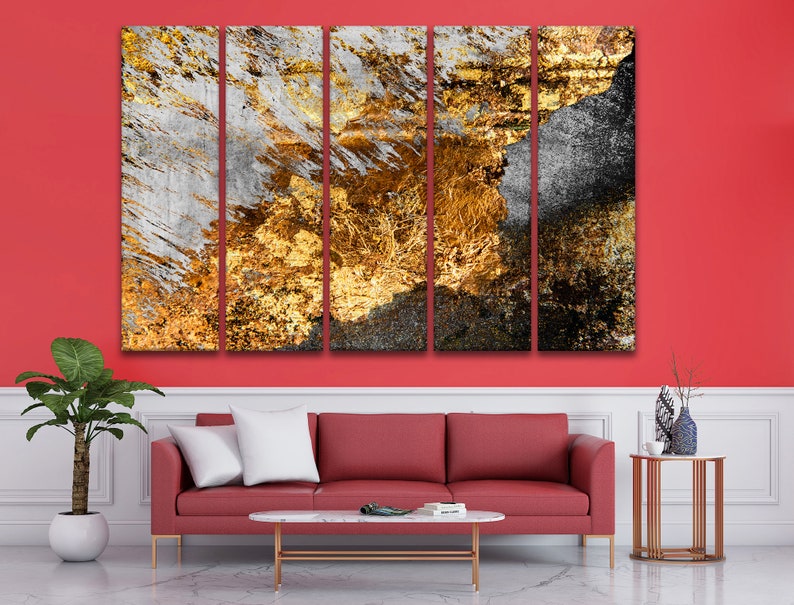 Gold Abstract Art Grey Wall Black And Decor Framed Canvas Large Home Collectibles Prints Aloli Ru - Abstract Wall Art Home Decor Gold Abstract Art Grey Wall Black And Decor Framed Canvas Large Home Collectibles Prints Aloli Ru - Abstract Wall Art Home Decor