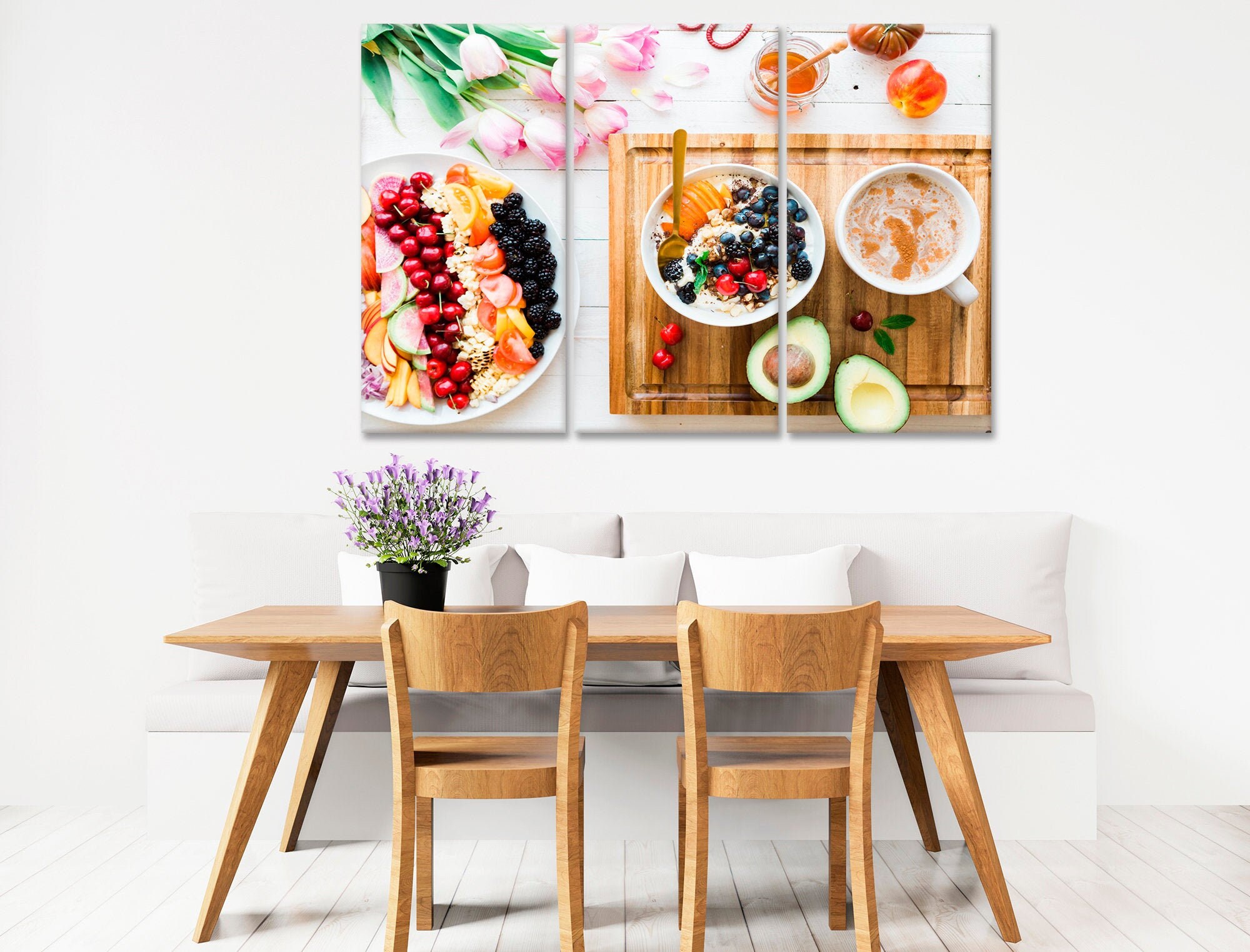 Kitchen decor art Kitchen wall decor Kitchen canvas art Modern Etsy