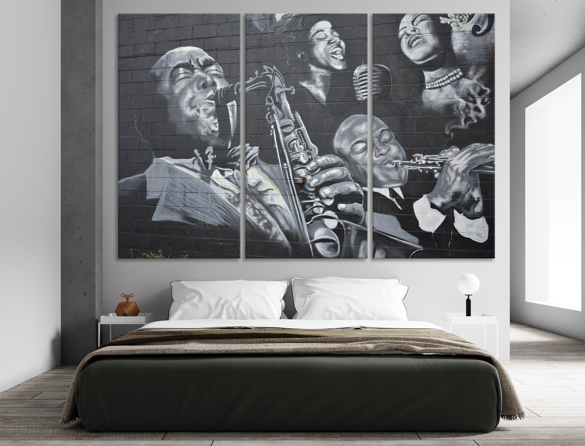 Jazz wall art Street art jazz art prints Music print grafitti Etsy
