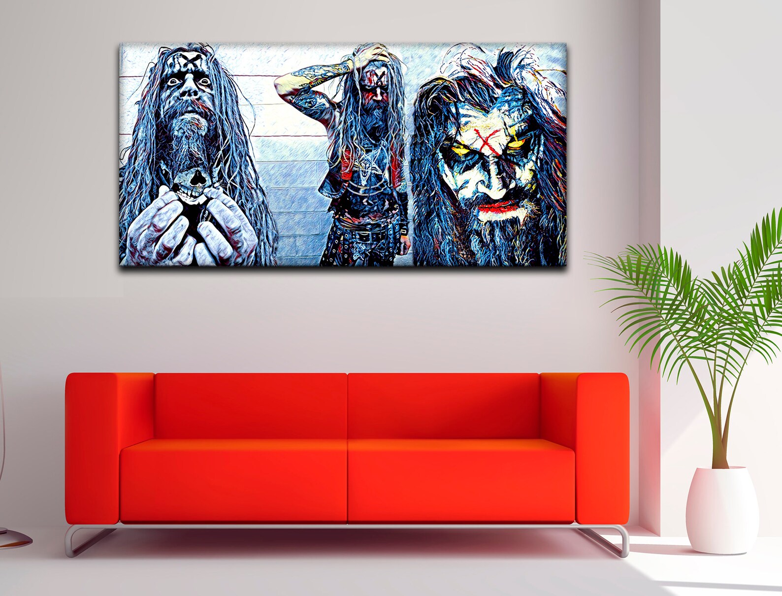 Fan art Rob Zombie Set of 3 prints American Heavy Metal Music | Etsy