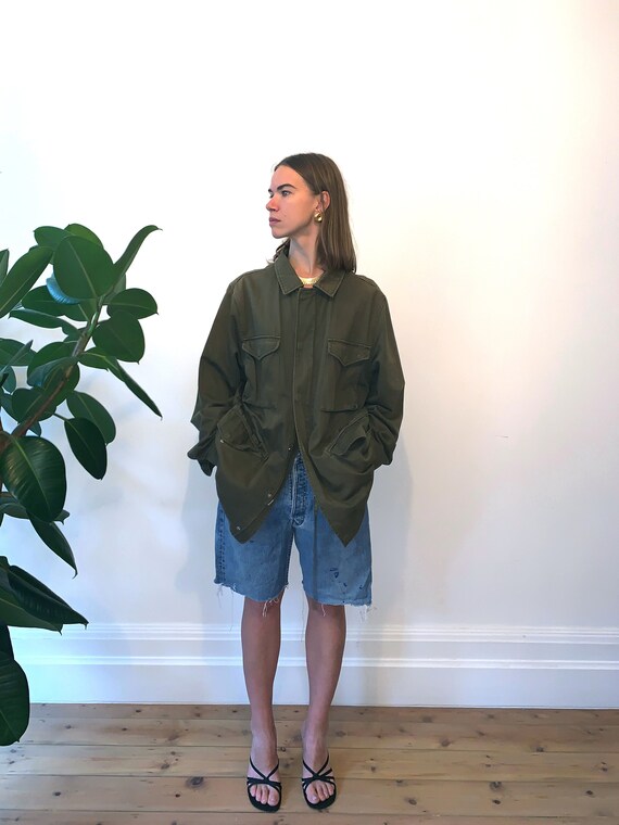 Vintage Minimal Military Parka jacket