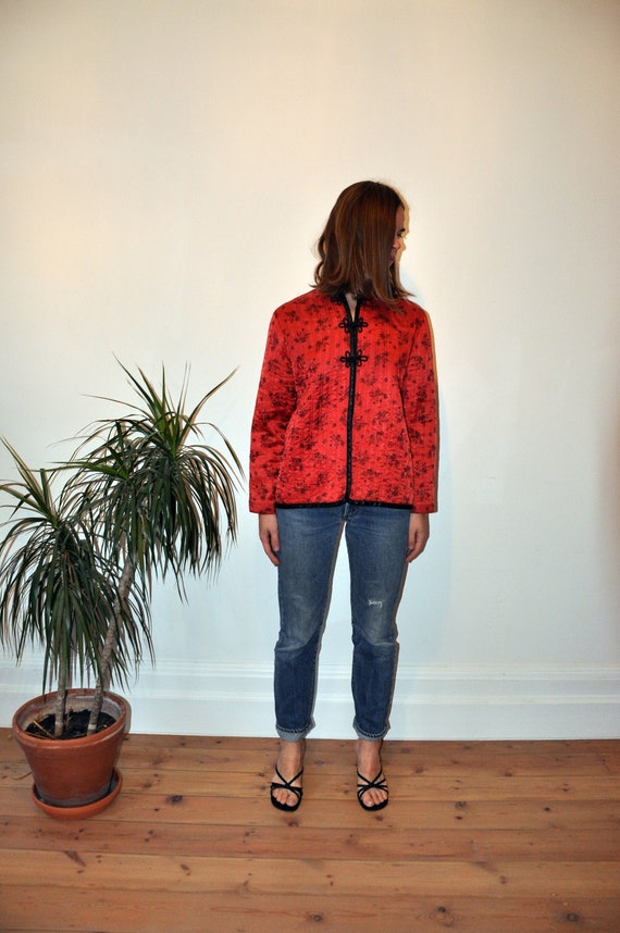 Vintage Chinese Padded Silk jacket 100% Silk