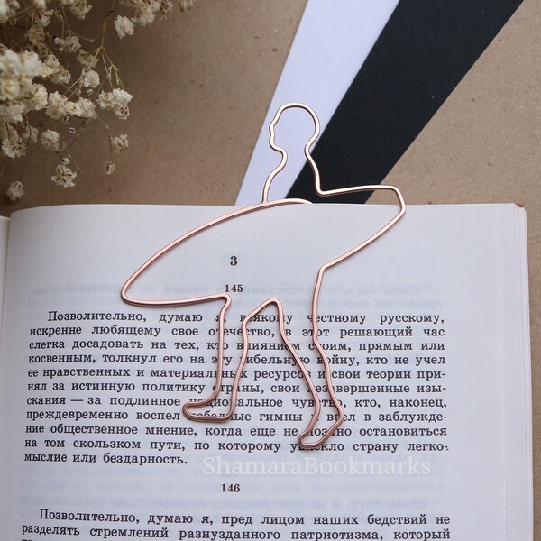 Paper Clip Bookmark Etsy