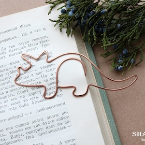 Marcador de metal personalizado, clip de alambre, marcapáginas de dinosaurio, regalo personalizado para niños, accesorios para cuadernos, recuerdo de fiesta, dinosaurio, Triceratops