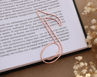 Personalized Music Note Bookmark: Copper Wire Clip, Musician Gift