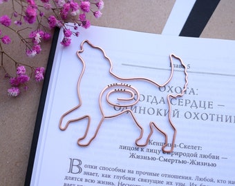 Personalized Golden Retriever Bookmark: Wire Dog Lover Gift